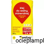 weberbase UNI W - klej do wełny mineralnej, do mocowania płyt i do zatapiania siatki