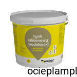 weber.pas modelino D - modelarski drobnoziarnisty tynk silikonowy do wykonywania imitacji deski