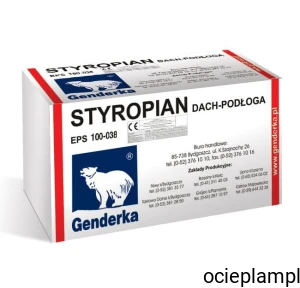 Styropian EPS 100-036 DACH-PODŁOGA -100kPa - (3t/m2)