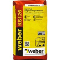 weber  KS126  Zbrojona włóknami zaprawa klejąco -szpachlowa do systemów ociepleń