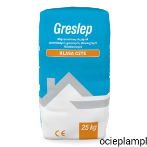 Greslep - Klej cementowy do płytek ceramicznych, gresowych, elewacyjnych i klinkierowych
