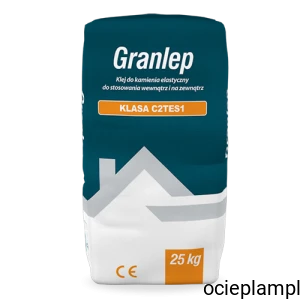 Granlep -  BIAŁY KLEJ do granitu, marmuru, kamieni naturalnych, jasnych wapieni,skał gruboziarnistych,płytek ceramicznych, gresowych, elewacyjnych, klinkierowych,oraz wszelkich odmian mozaiki
