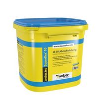 weber.tec Supeflex 10 to dwuskładnikowa masa uszczelniająca, przeznaczona do trwałego i niezawodnego uszczelniania budowli. Do uszczelnień zewnętrznych budynków, ścian fundamentowych, ścian piwnic, na balkonach, na tarasach.