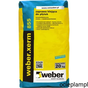 weber.xerm 855  Wysokoelastyczna, cienko – i średniowarstwowa zaprawa klejąca do płytek