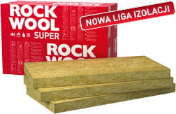 SUPERROCK płyty ze skalnej wełny mineralnej do izolacji termicznej i akustycznej.