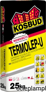 TERMOLEP U SZARY klej do zatapiania siatki zbrojącej