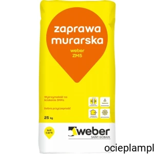 weber ZM5 Cementowa zaprawa murarska, 5 MPa. Do ścian konstrukcyjnych, nośnych, działowych i osłonowych