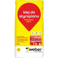 weberbase UNI S Klej do styropianu białego oraz grafitowego  do przyklejania płyt i do zatapiania siatki