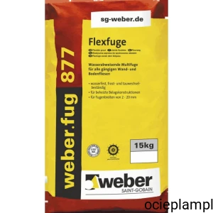 weber.fug 877 Elastyczna fuga do płytek ceramicznych uszlachetniona tworzywem sztucznym