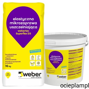 webertec Superflex D3 elastyczna zaprawa uszczelniająca