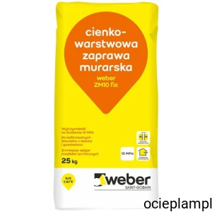weber ZM10 fix Cienkowarstwowa zaprawa murarska, 10 MPa