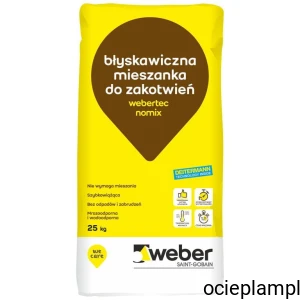 webertec NOMIX Błyskawiczna mieszanka do zakotwień