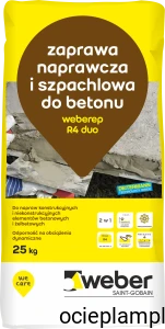 weberep R4 duo - do naprawy i reprofilacji podłoży betonowych i żelbetowych
