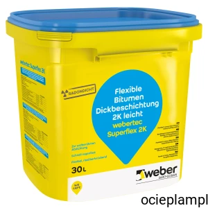 webertec Superflex 2K - do hydroizolacji  budynków stykających się z gruntem