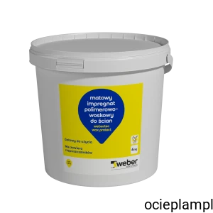 webertec wax protect - matowy impregnat polimerowo-woskowy do ścian