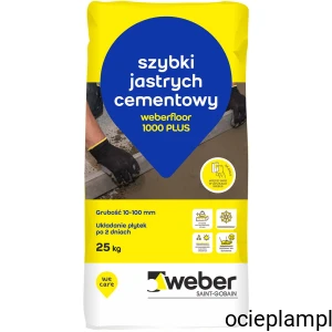weber.floor 1000 PLUS - szybki jastrych cementowy 10-100 mm