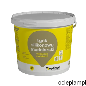 weber.pas modelino D - modelarski drobnoziarnisty tynk silikonowy do wykonywania imitacji deski
