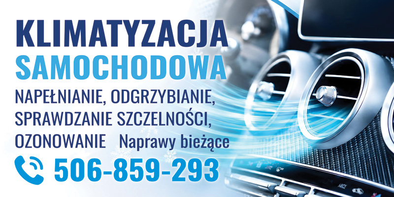 Serwis klimatyzacji samochodowej tel. +48 506-859-293